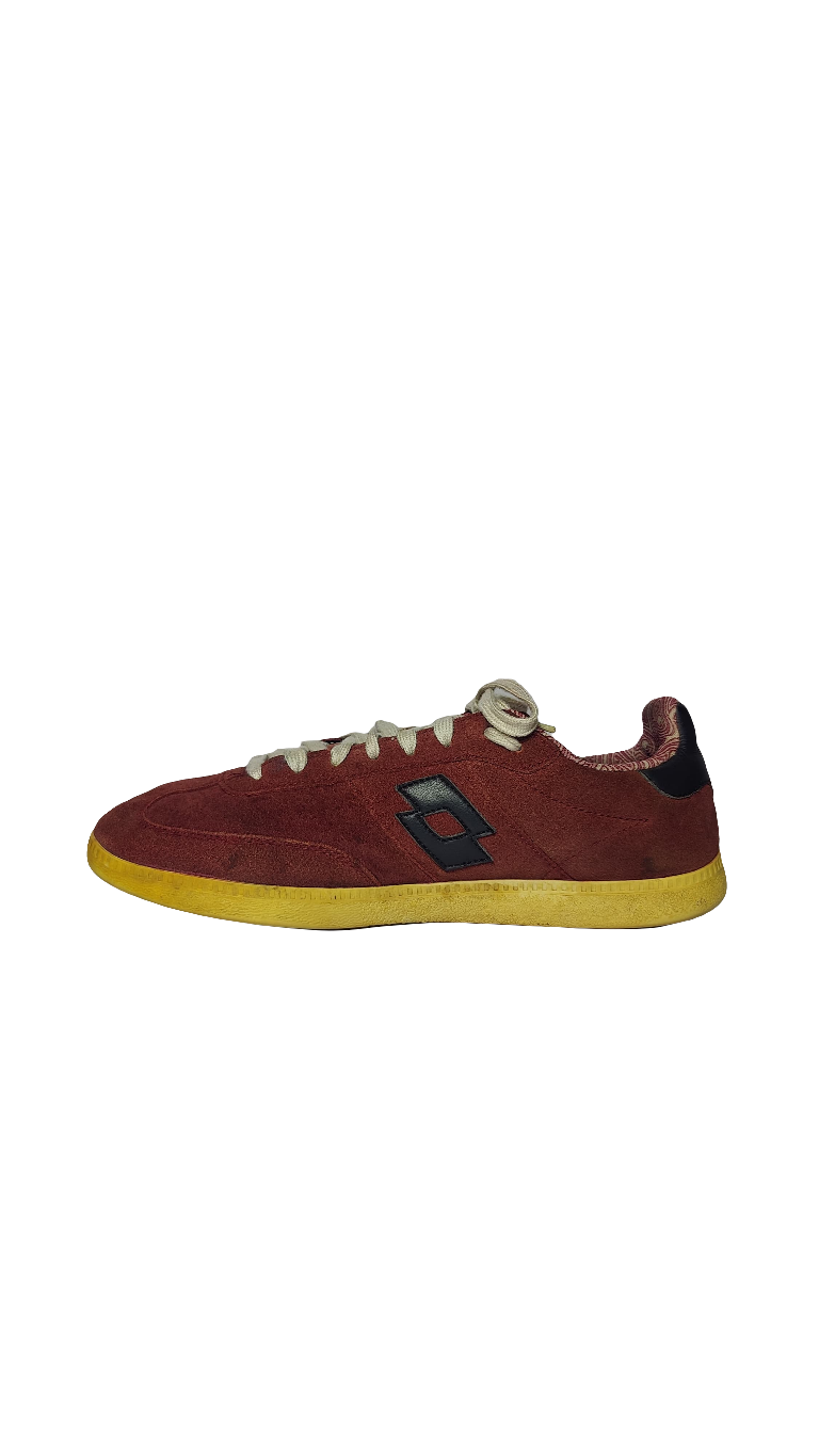 Men’s Sneakers – LOT 1992 Brazil Select T7367 | Red Print × Black Leather
