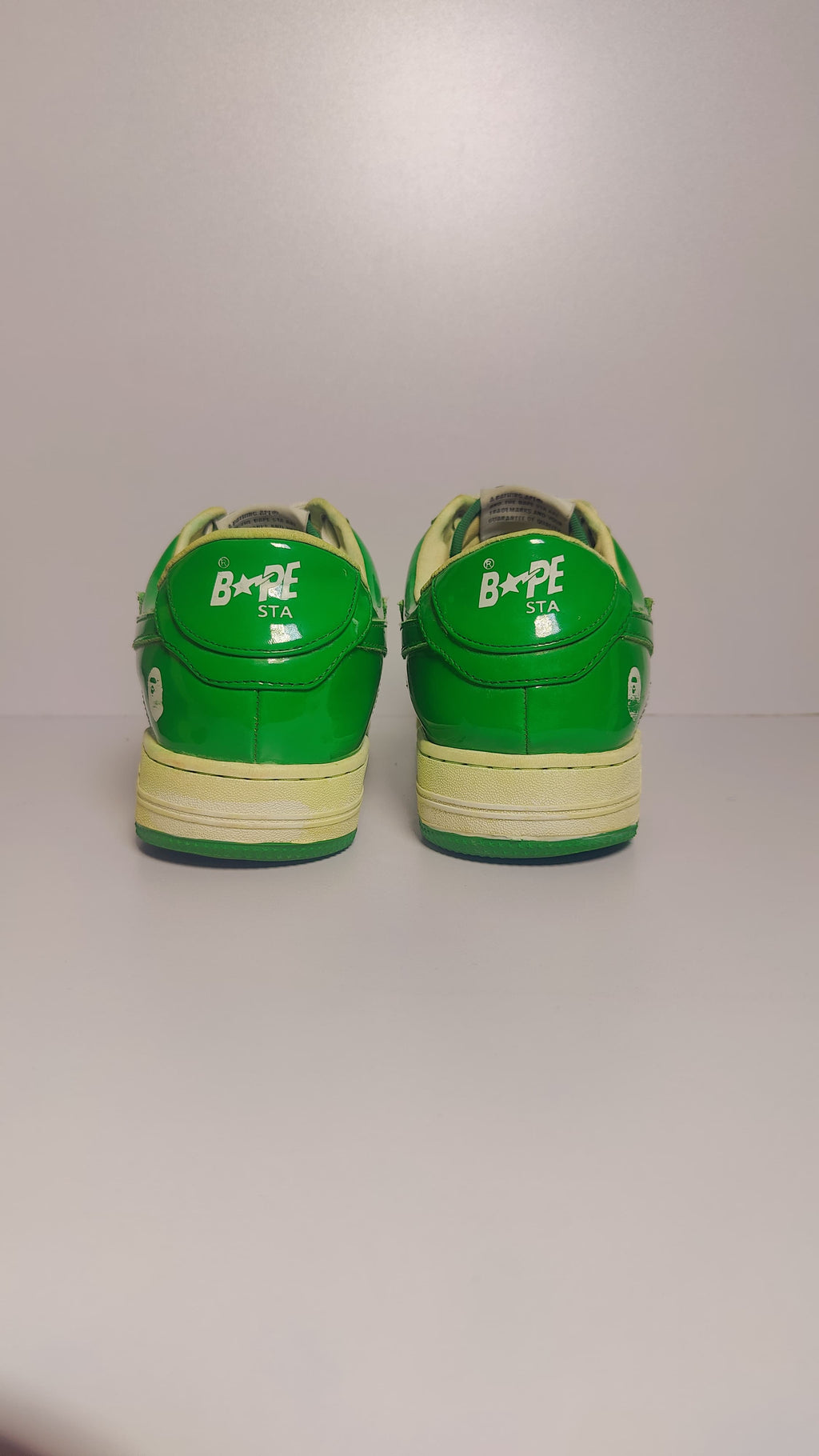 2021 A Bathing Ape Bapesta Green
