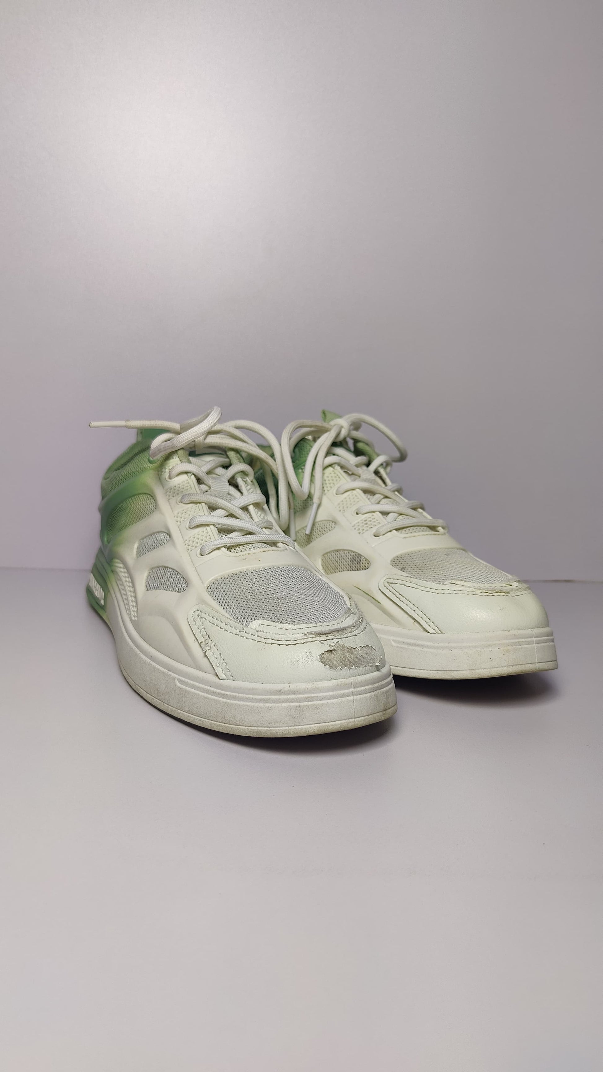 Warrior Green & White Sneakers
