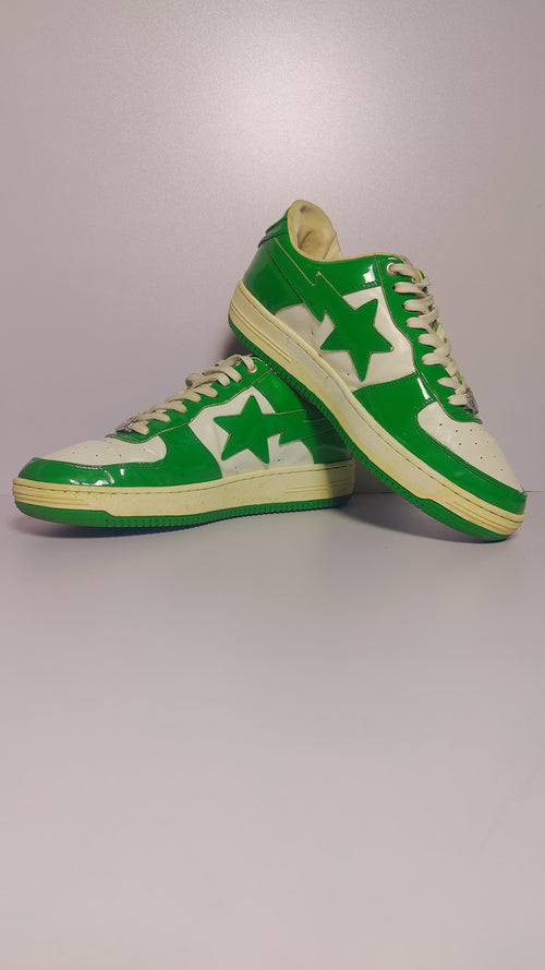 2021 A Bathing Ape Bapesta Green