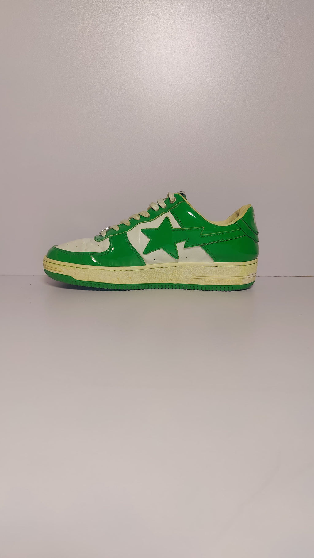 2021 A Bathing Ape Bapesta Green