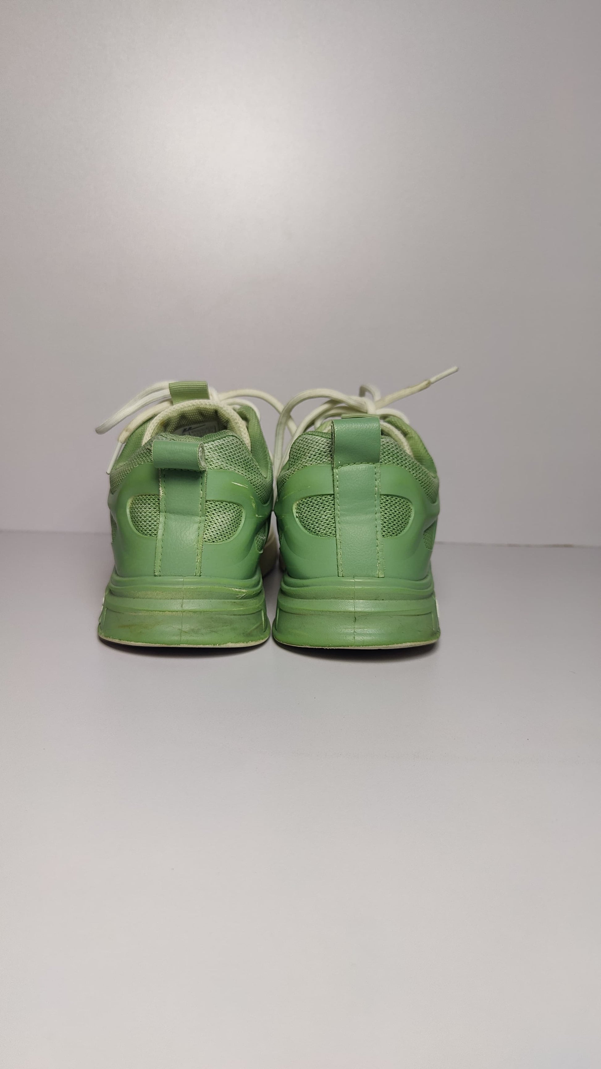 Warrior Green & White Sneakers