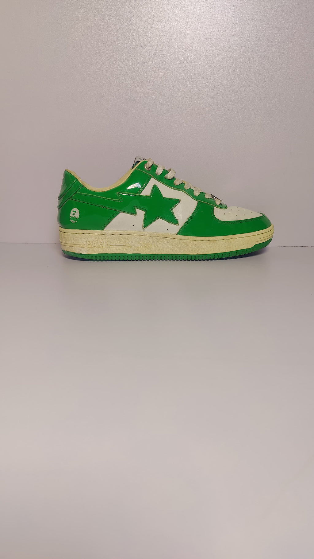 2021 A Bathing Ape Bapesta Green