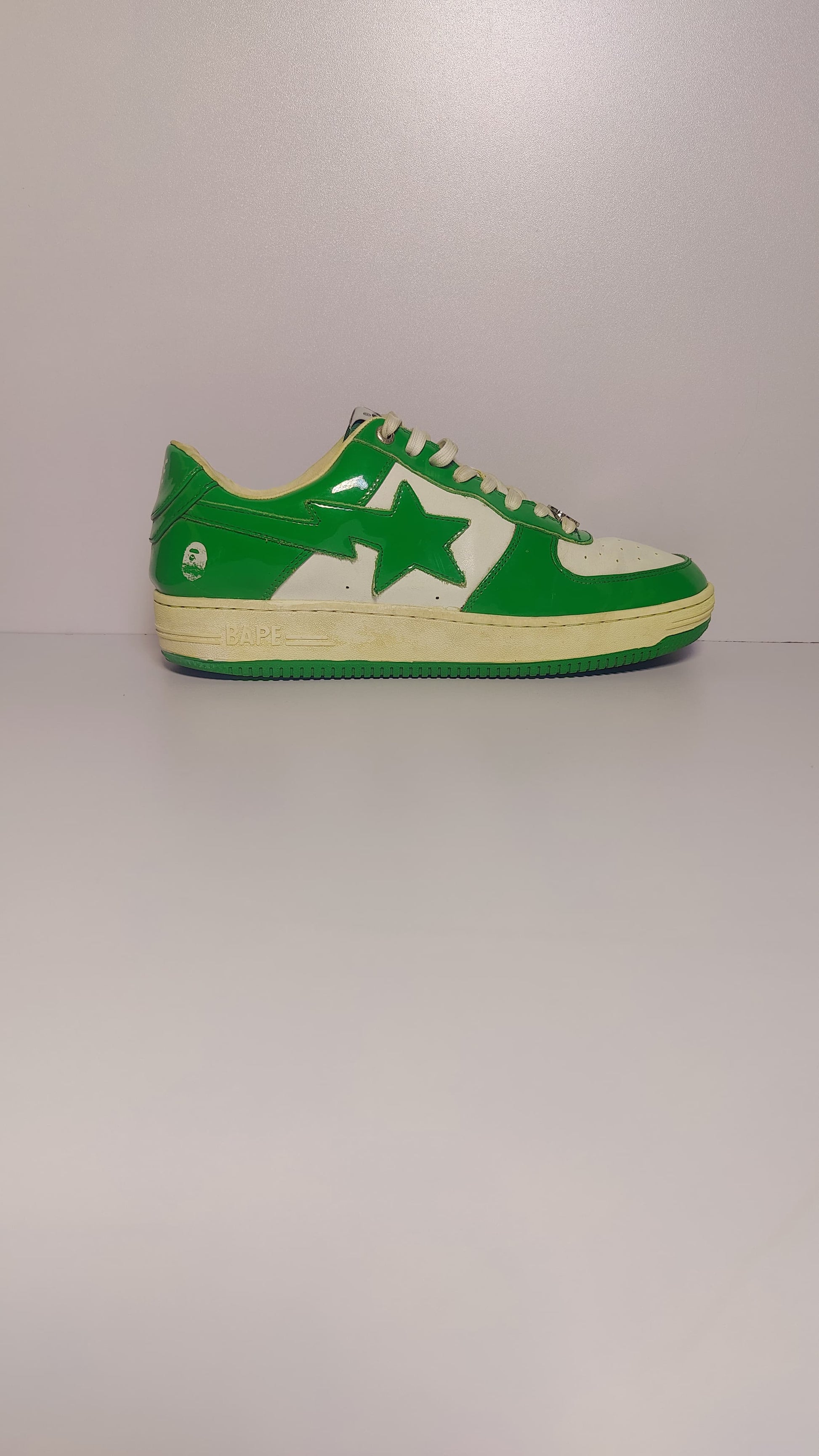 2021 A Bathing Ape Bapesta Green