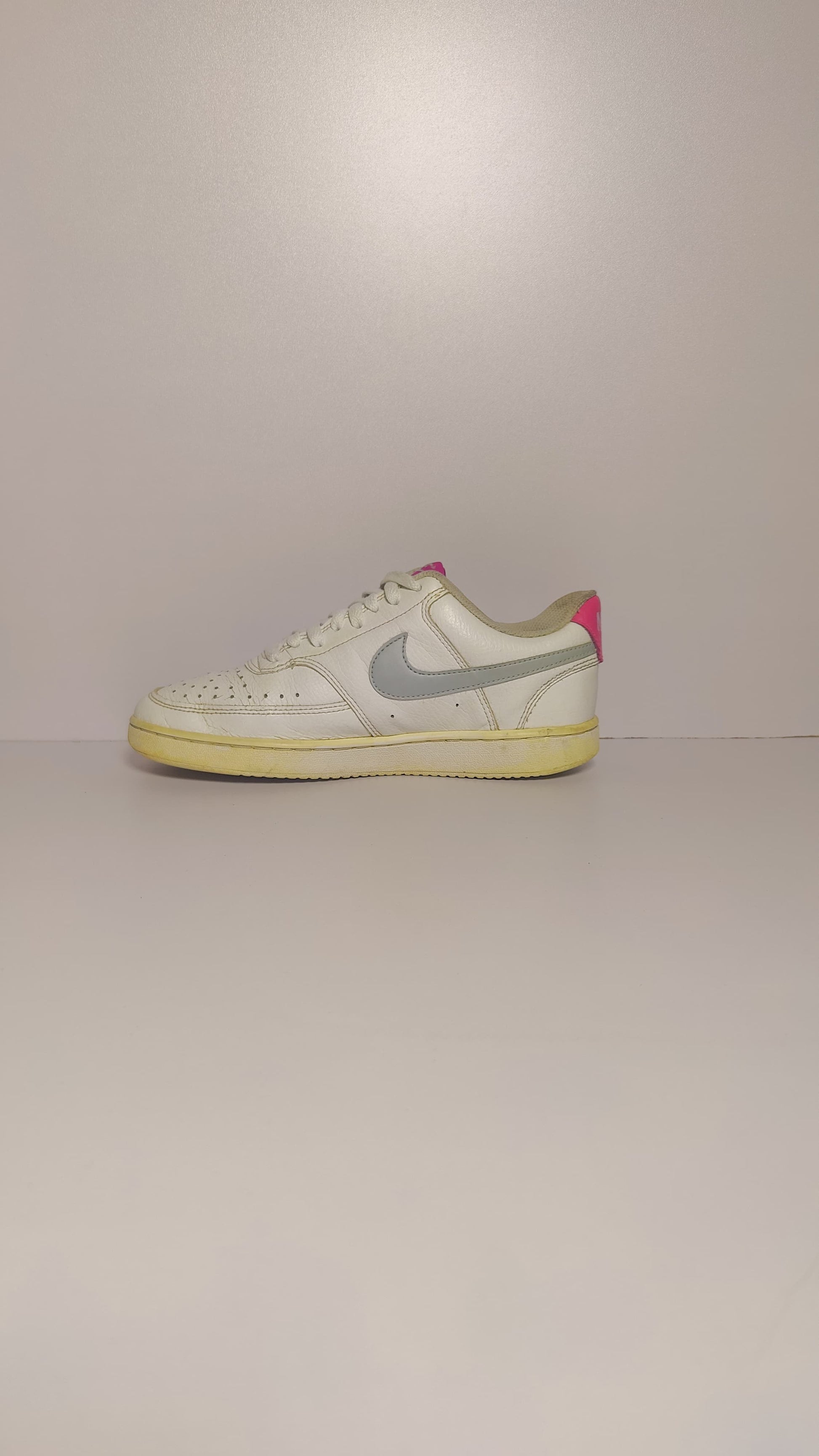 Nike Court Vision Low Leather CD5434-104 (White/Pink)