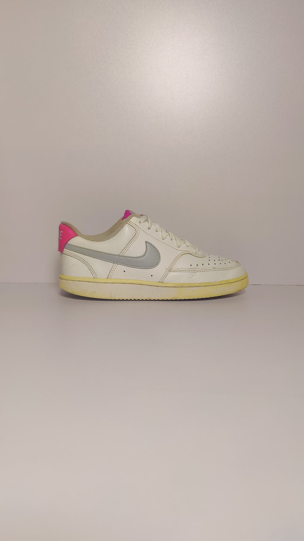Nike Court Vision Low Leather CD5434-104 (White/Pink)