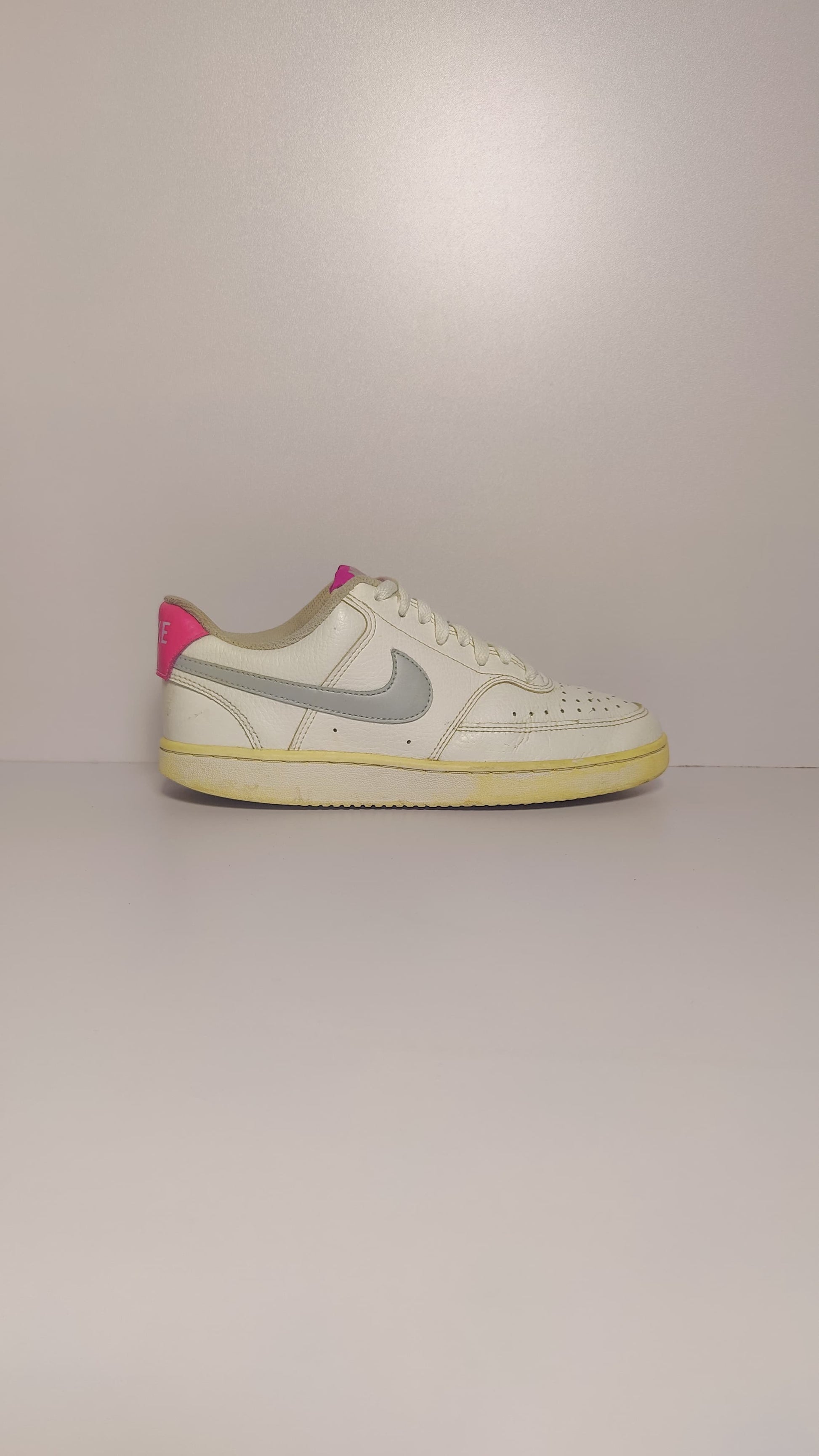 Nike Court Vision Low Leather CD5434-104 (White/Pink)