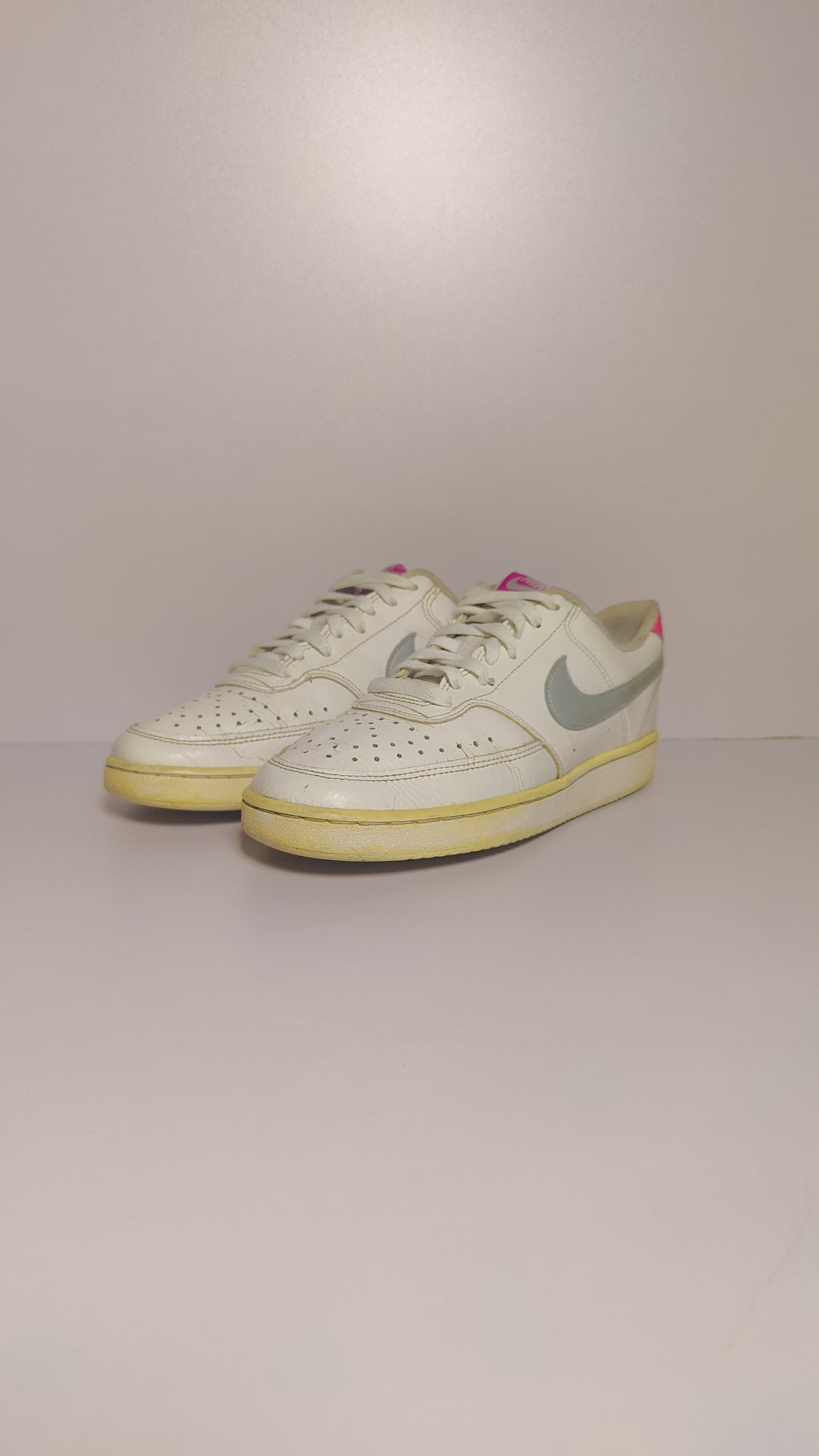 Nike Court Vision Low Leather CD5434-104 (White/Pink)