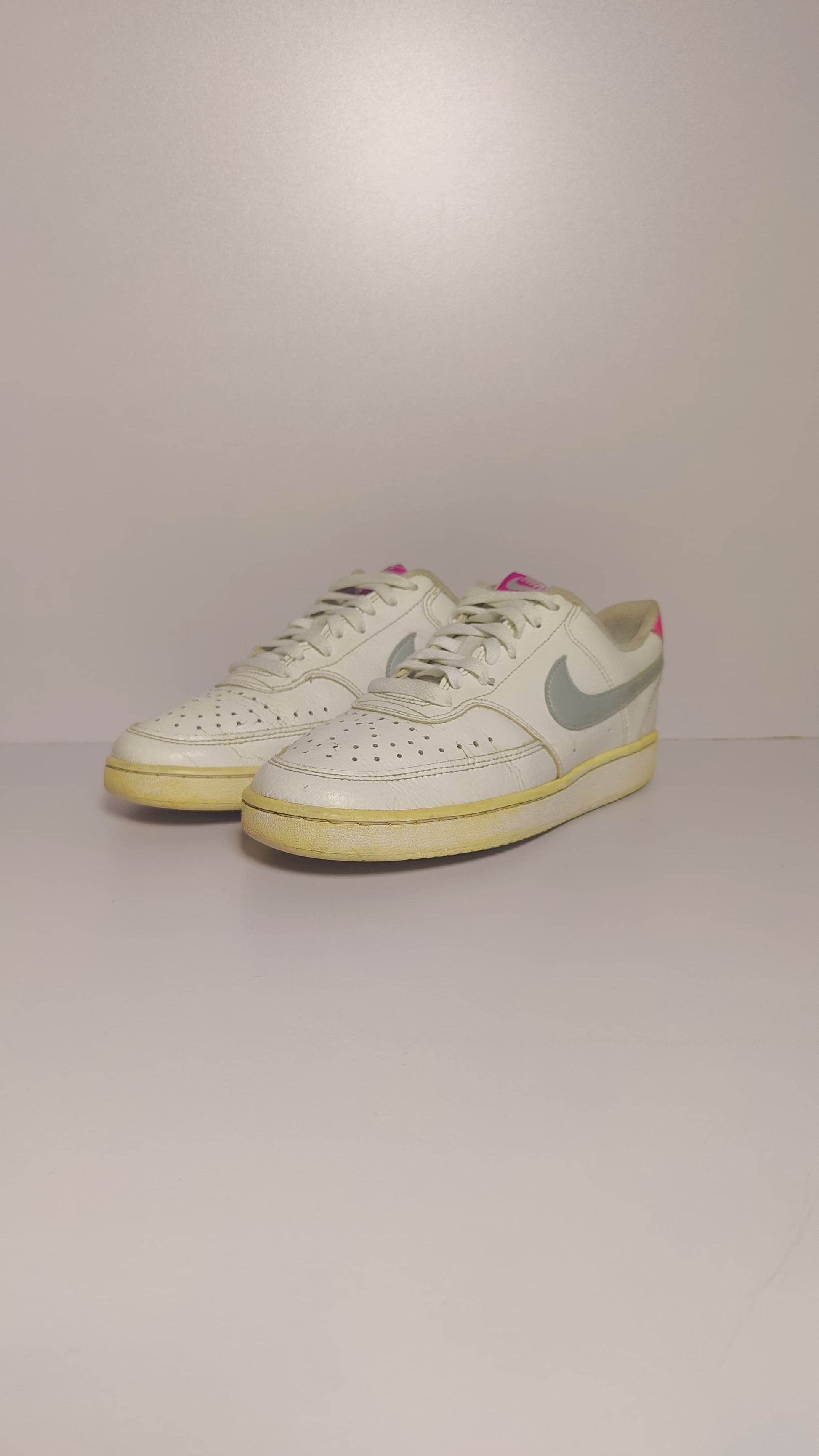 Nike Court Vision Low Leather CD5434-104 (White/Pink)