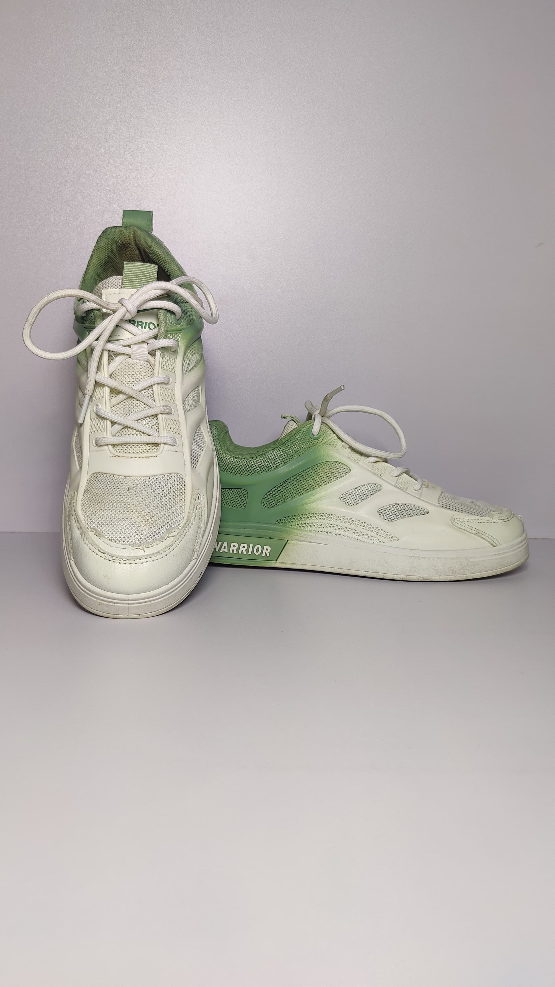Warrior Green & White Sneakers
